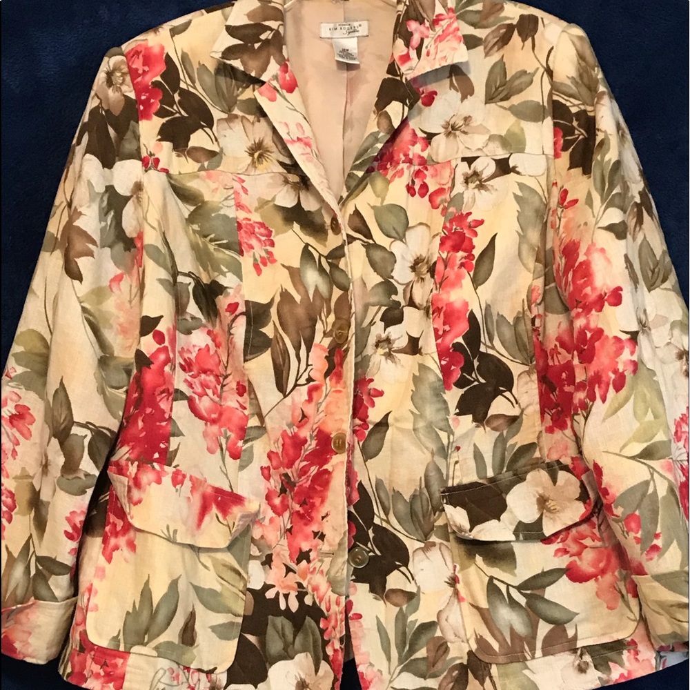 Floral blazer